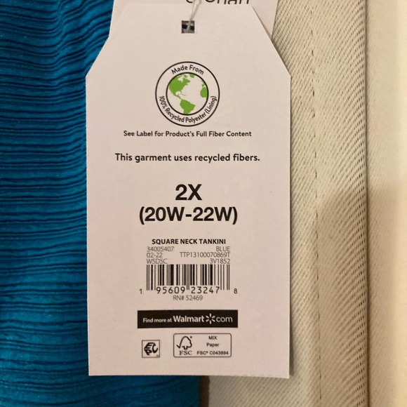 Square neck tankini - Picture 6 of 6